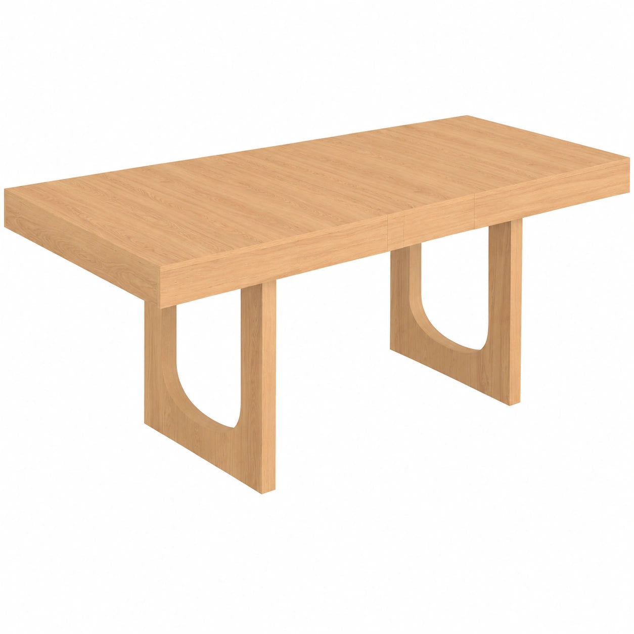 table-a-manger-extensible-rectangle-48-personnes-bois-effet-hetre-evoyo10403fm