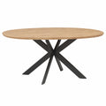 table-ronde-extensible-plateau-chene-et-pieds-metal-110150-cm-surface-impermeable-jskdm10417dt
