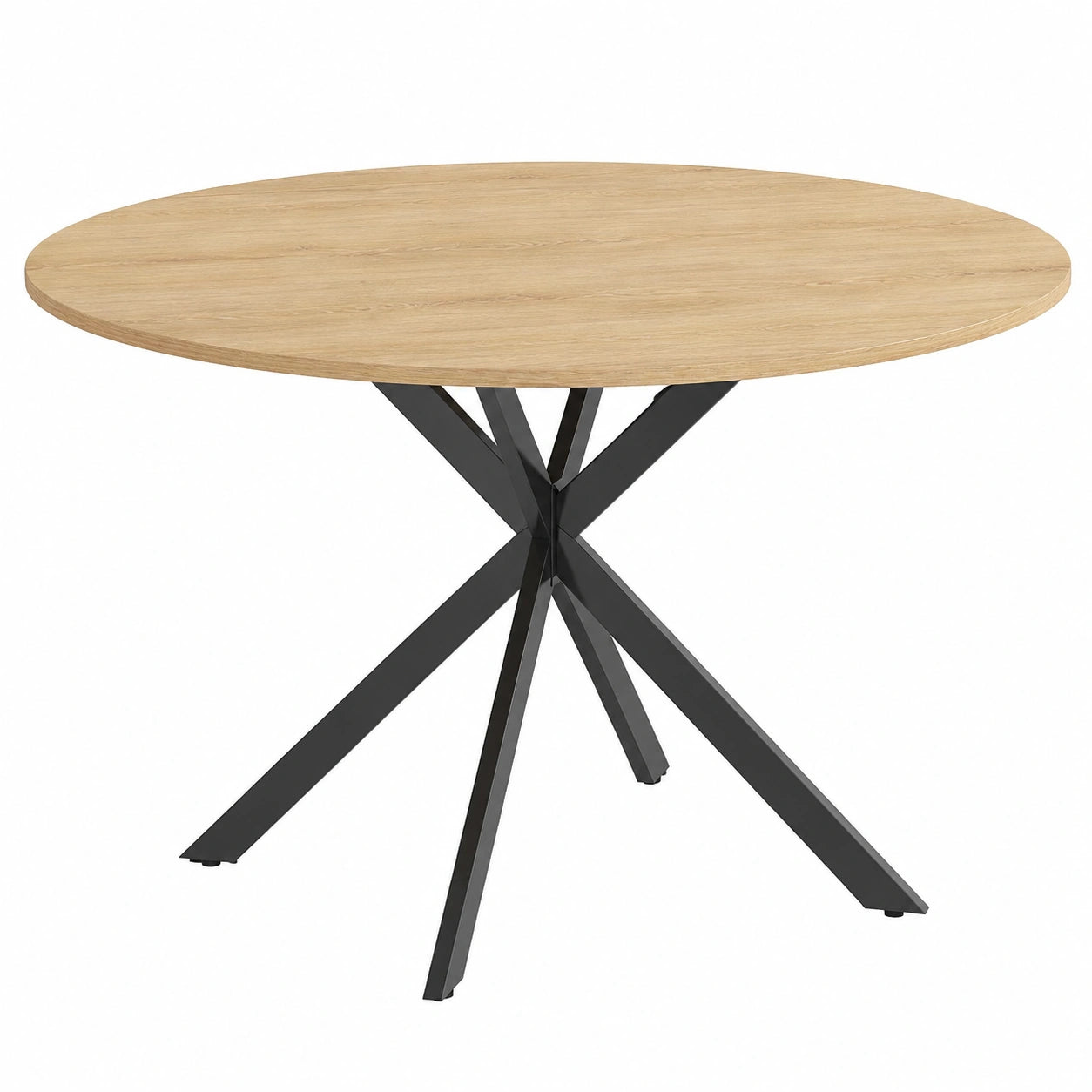 table-ronde-industrielle-4-personnes-avec-plateau-en-bois-et-pieds-en-acier-mkdga10473ue