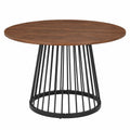 table-a-manger-ronde-80-cm-en-bois-de-noyer-avec-pieds-metalliques-xydja10482eg